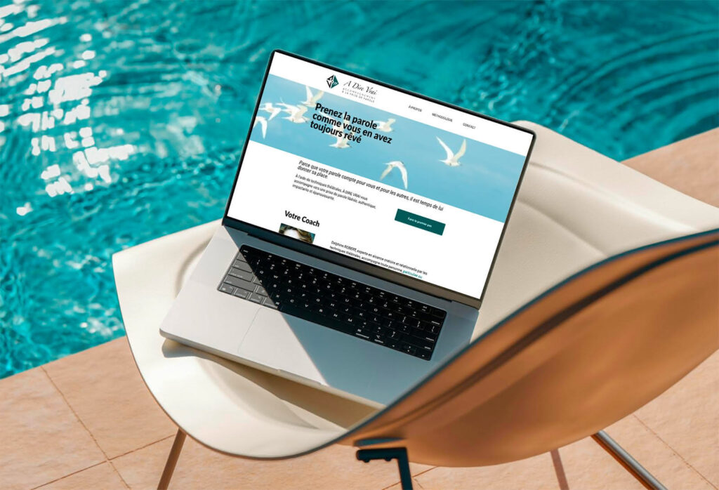 A Dire Vrai - Website, desktop