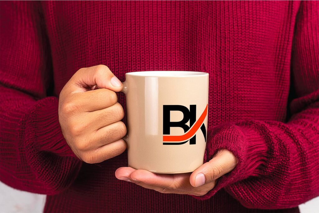 BK Marketing - Mockup logo full color on mug